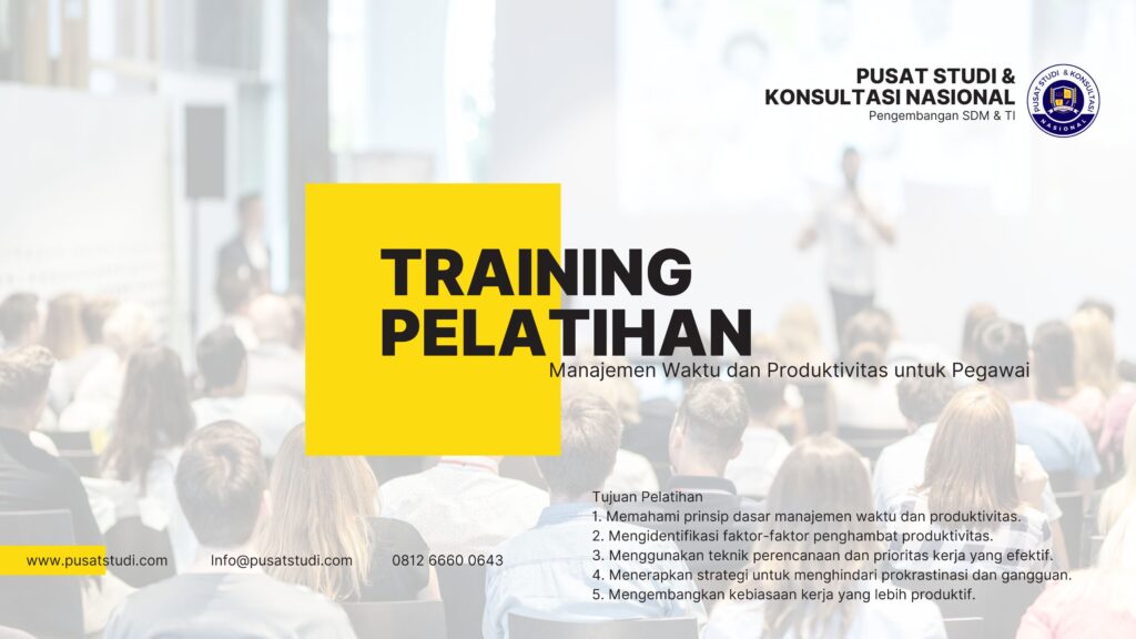 Trainning Pelatihan Manajemen Waktu dan Produktivitas untuk Pegawai