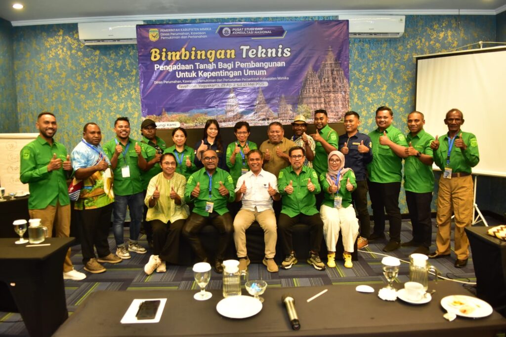 Bimtek Dinas Perumahan Kawasan Permukiman dan Pertanahan Kabupaten Mimika