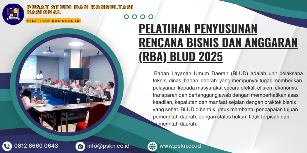 Pelatihan Penyusunan Rencana Bisnis dan Anggaran (RBA) BLUD 2025