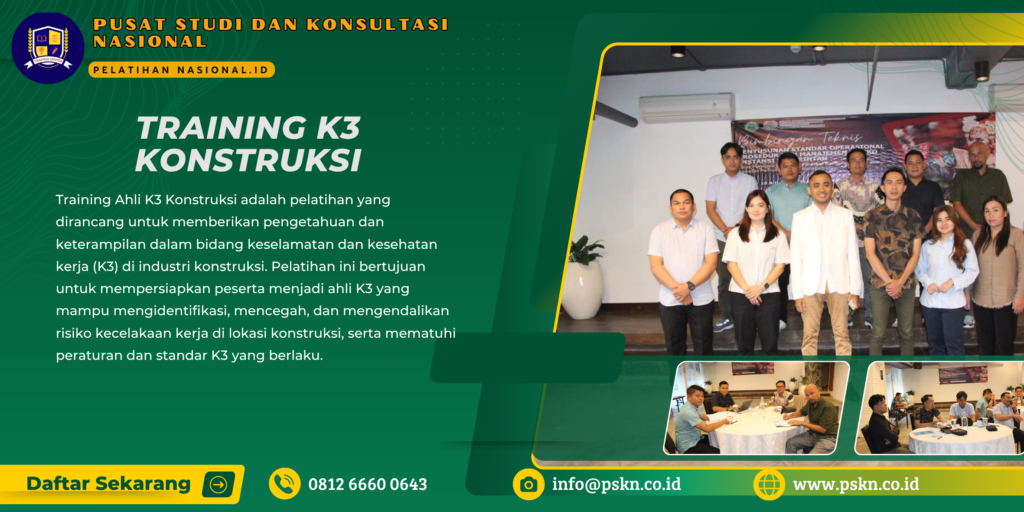 TRAINING K3 KONSTRUKSI