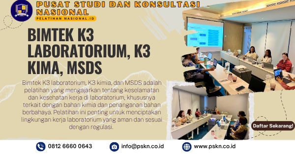 Bimtek K3 Laboratorium, K3 Kima, Msds