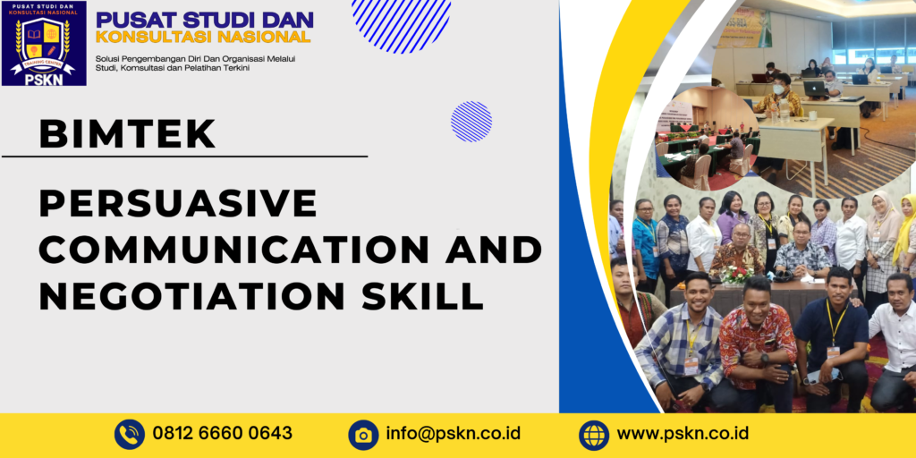 BIMTEK PERSUASIVE COMMUNICATION AND NEGOTIATION SKILL