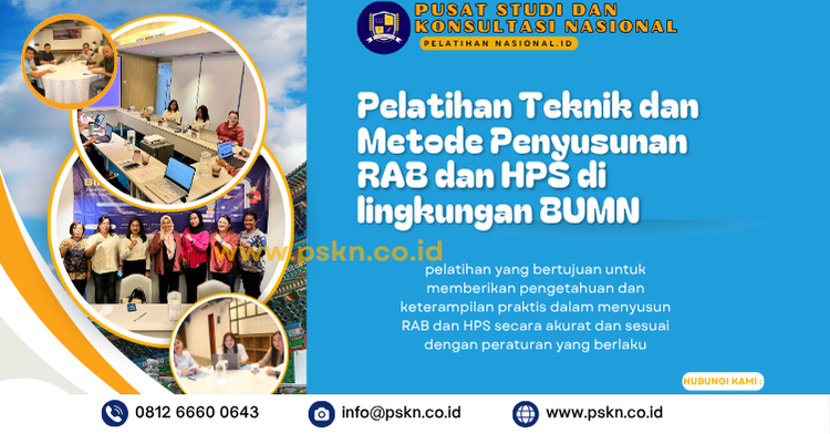 Pelatihan Teknik dan Metode Penyusunan RAB dan HPS di lingkungan BUMN