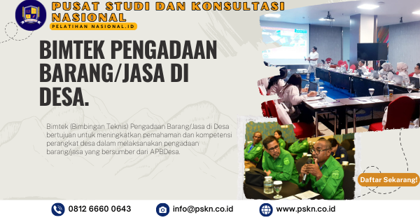 Bimtek Pengadaan Barang/Jasa di Desa