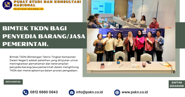 Bimtek TKDN bagi Penyedia Barang/Jasa Pemerintah
