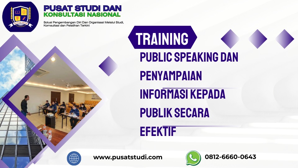 Training Public Speaking dan Penyampaian Informasi kepada Publik secara Efektif Tahun 2025