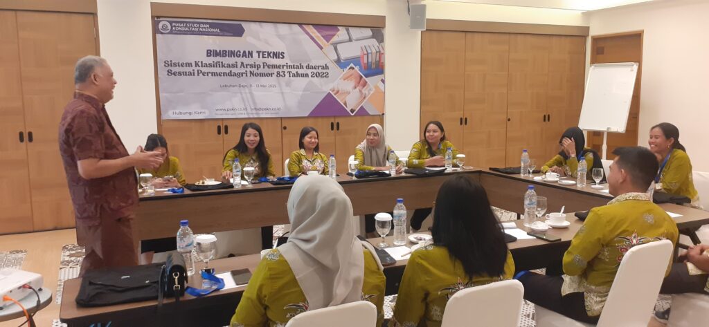  Bimbingan Teknis Sistem Klasifikasi Arsip Pemerintah daerah yang Efektif Sesuai Peraturan Menteri Dalam Negeri Nomor 83 Tahun 2022