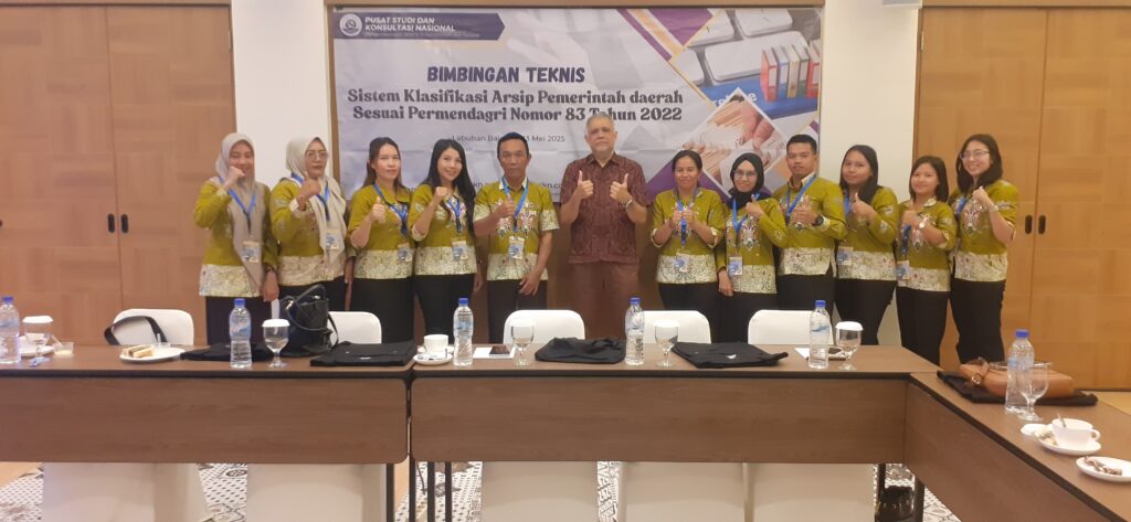  Bimbingan Teknis Sistem Klasifikasi Arsip Pemerintah daerah yang Efektif Sesuai Peraturan Menteri Dalam Negeri Nomor 83 Tahun 2022