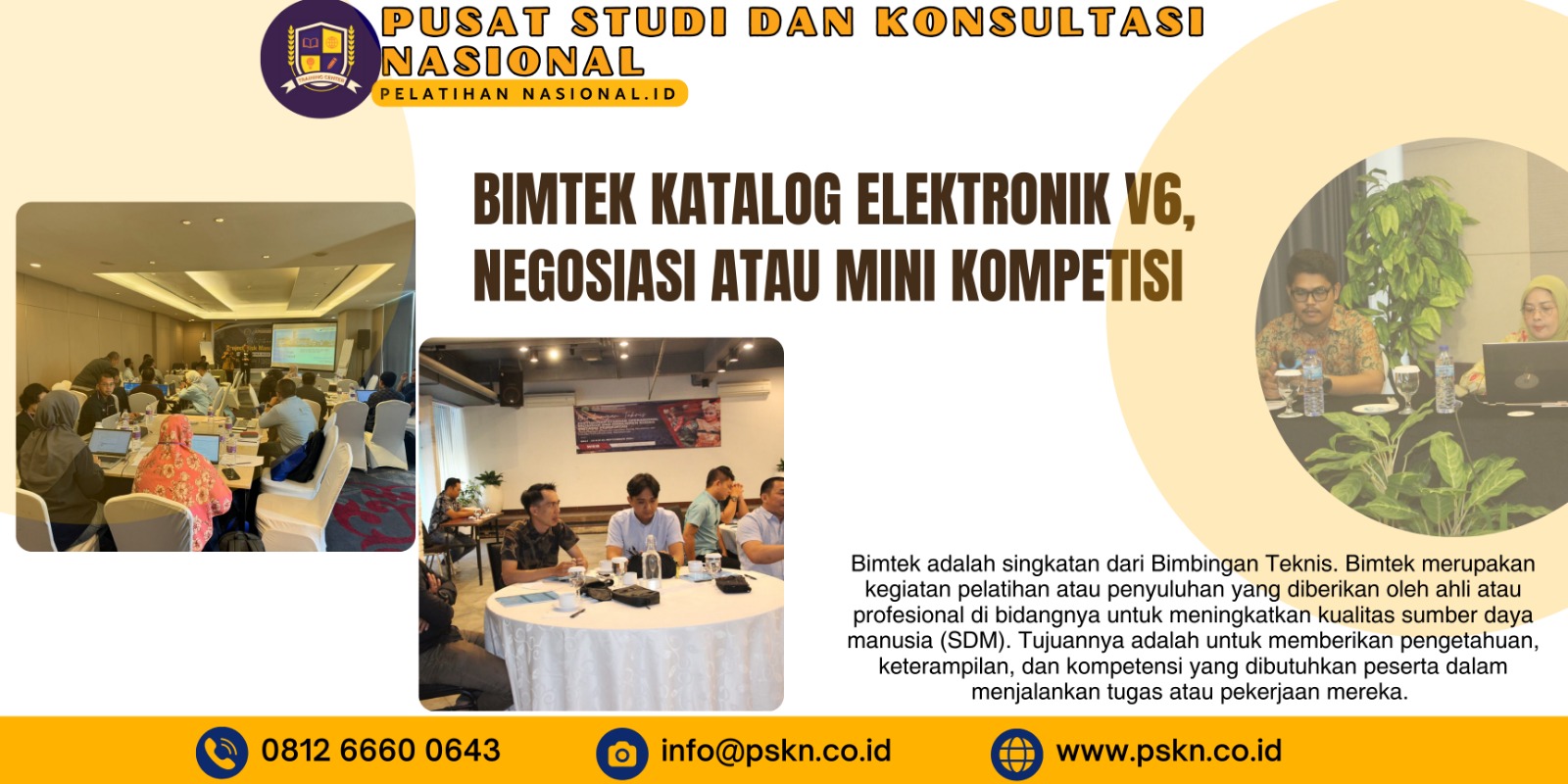 Bimtek Katalog Elektronik V6, Negosiasi atau Mini Kompetisi