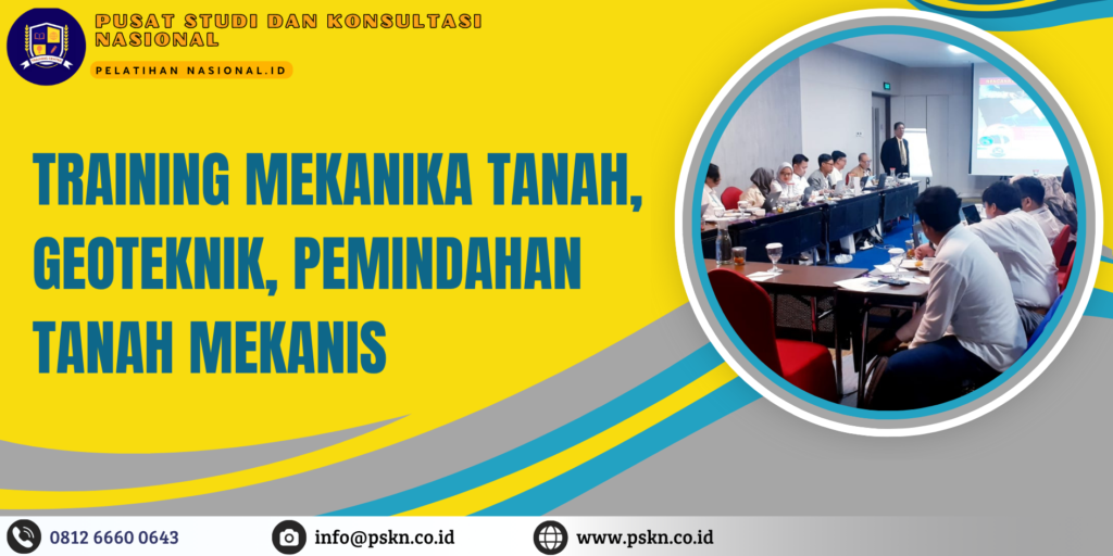 Training Mekanika Tanah, Geoteknik, Pemindahan Tanah Mekanis
