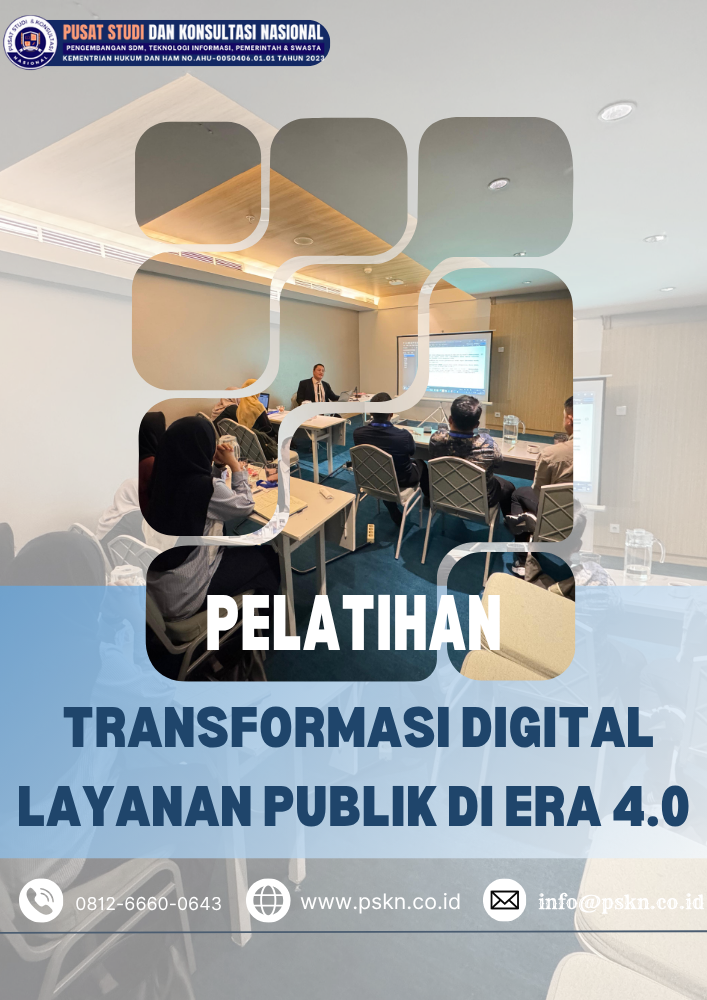 Pelatihan Transformasi Digital Layanan Publik di Era 4.0