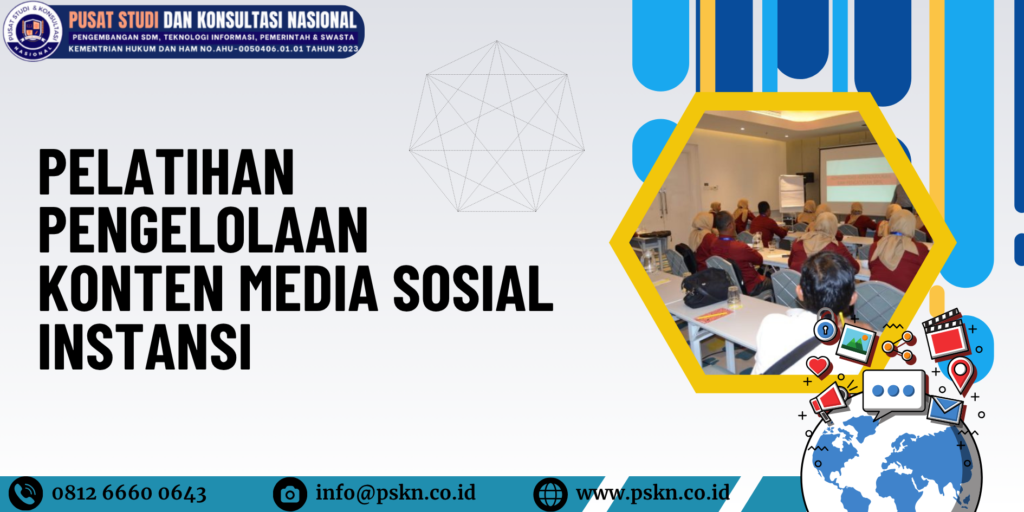 Pelatihan Pengelolaan Konten Media Sosial Instansi