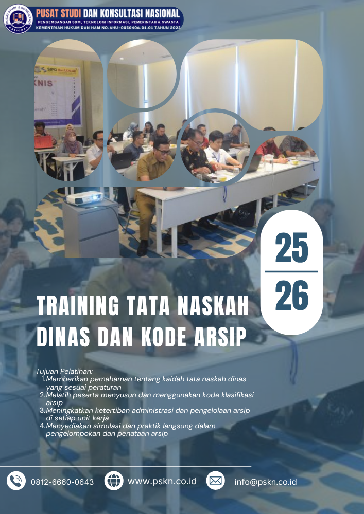 Training Tata Naskah Dinas dan Kode Arsip