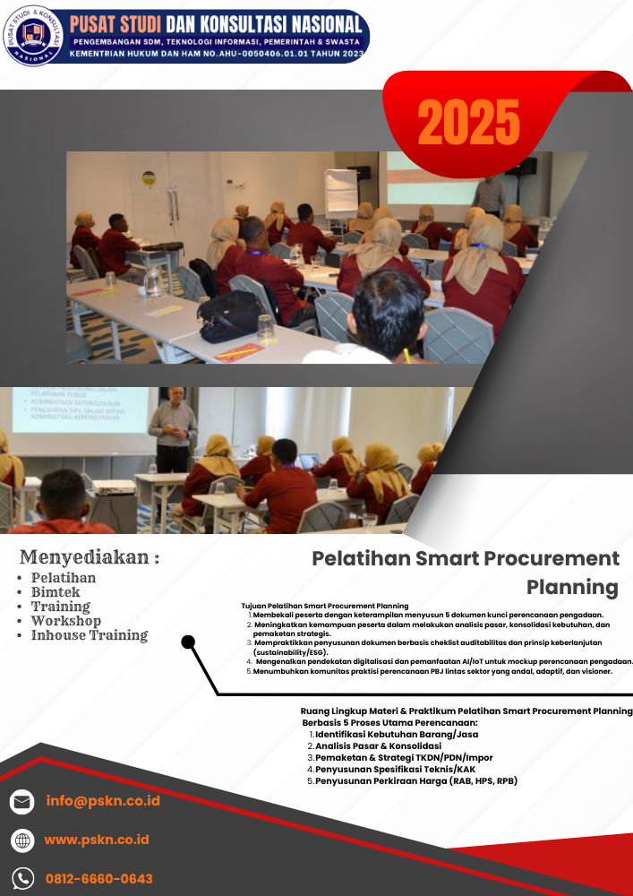 Pelatihan Smart Procurement Planning