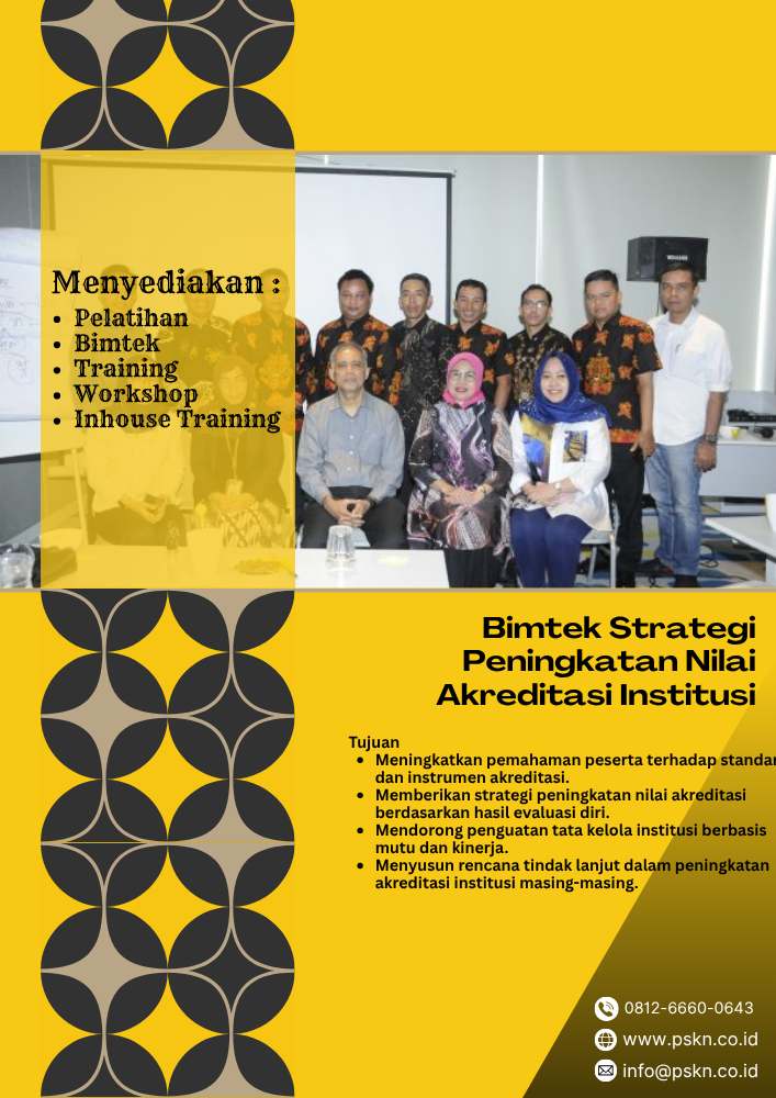 Bimtek Strategi Peningkatan Nilai Akreditasi Institusi