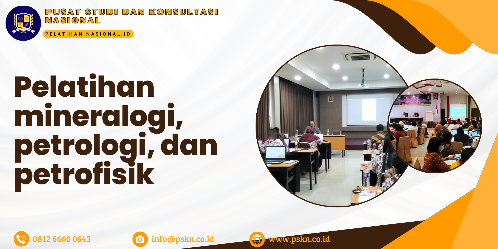 Pelatihan mineralogi, petrologi, dan petrofisik