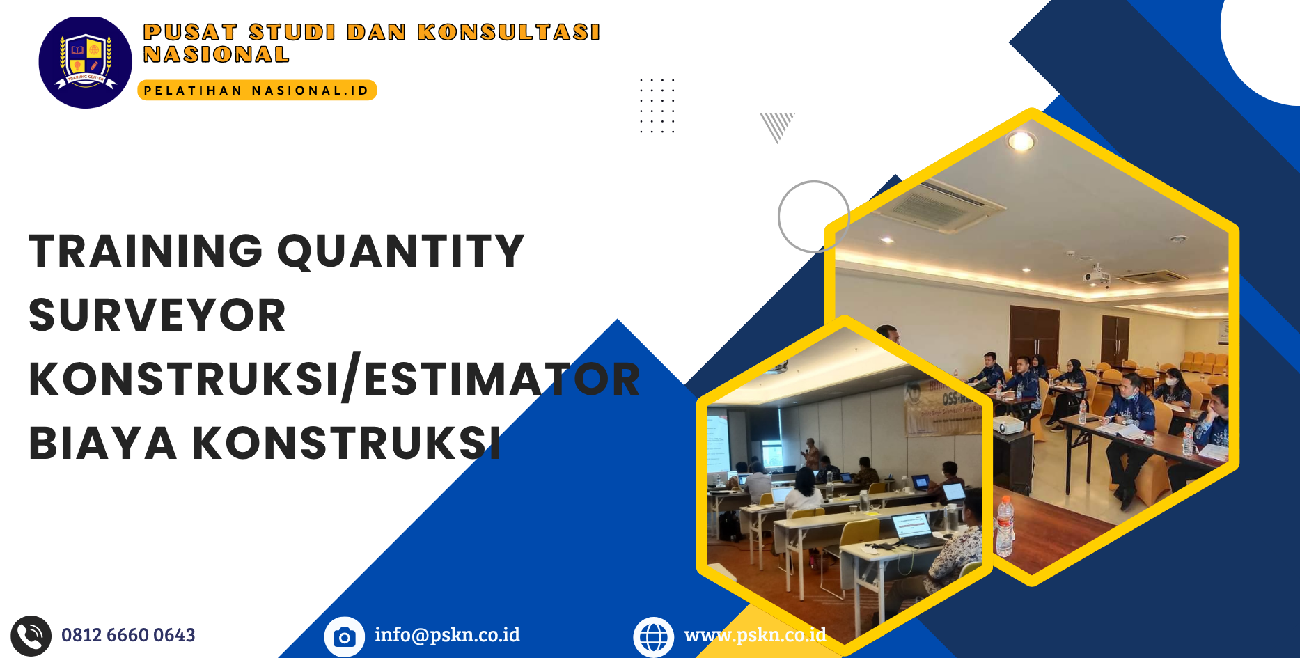 TRAINING QUANTITY SURVEYOR KONSTRUKSI/ESTIMATOR BIAYA KONSTRUKSI