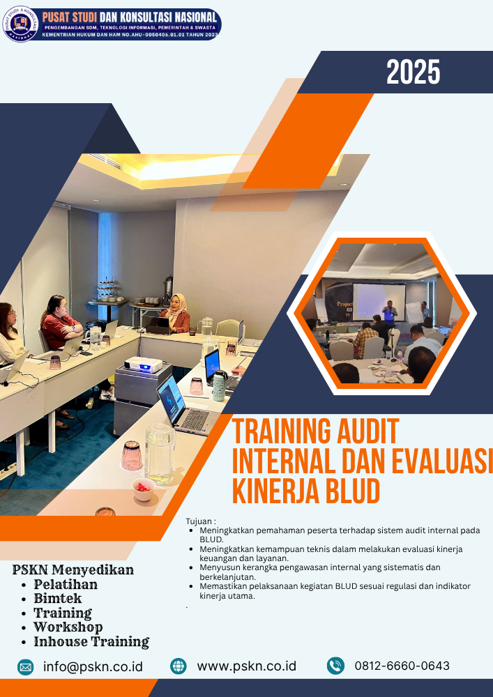 Training Audit Internal dan Evaluasi Kinerja BLUD
