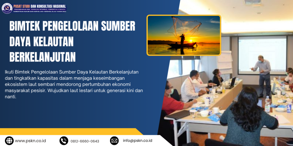 Bimtek Pengelolaan Sumber Daya Kelautan Berkelanjutan