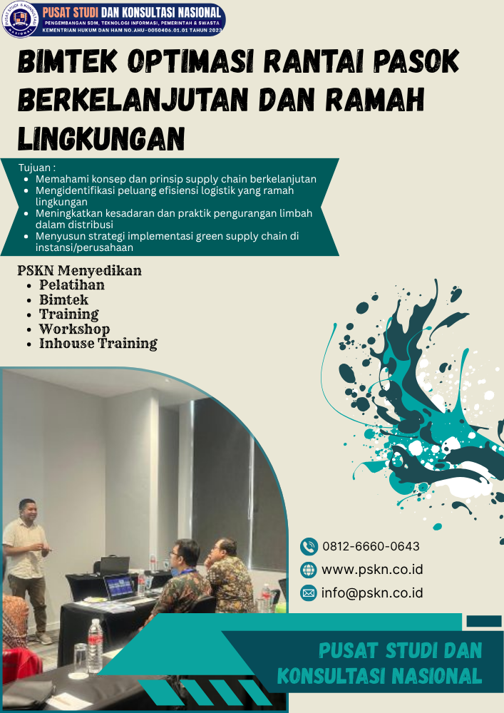 Bimtek Optimasi Rantai Pasok Berkelanjutan dan Ramah Lingkungan