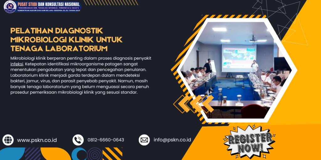 Pelatihan Diagnostik Mikrobiologi Klinik untuk Tenaga Laboratorium