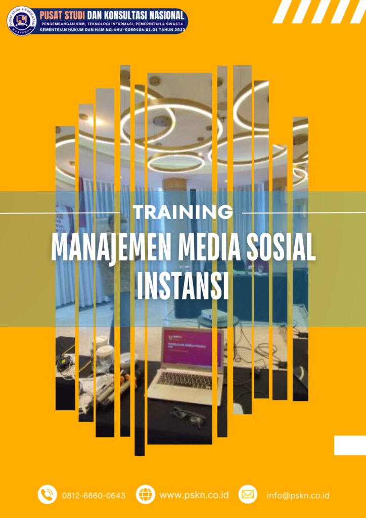 Training Manajemen Media Sosial Instansi