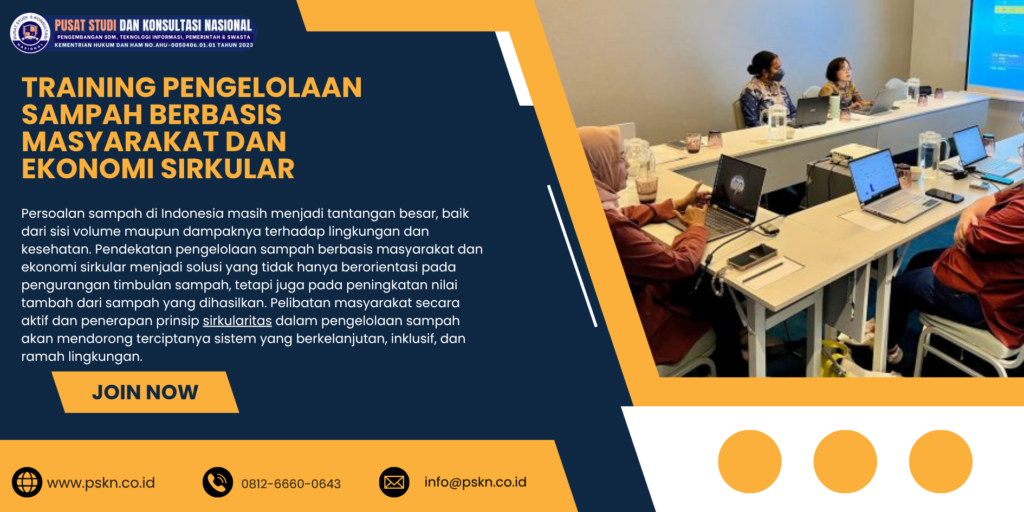 Training Pengelolaan Sampah Berbasis Masyarakat dan Ekonomi Sirkular