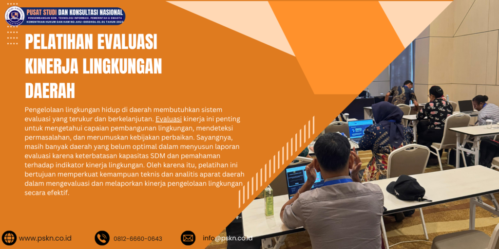 Pelatihan Evaluasi Kinerja Lingkungan Daerah