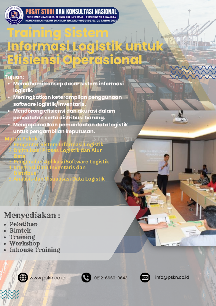 Training Sistem Informasi Logistik untuk Efisiensi Operasional