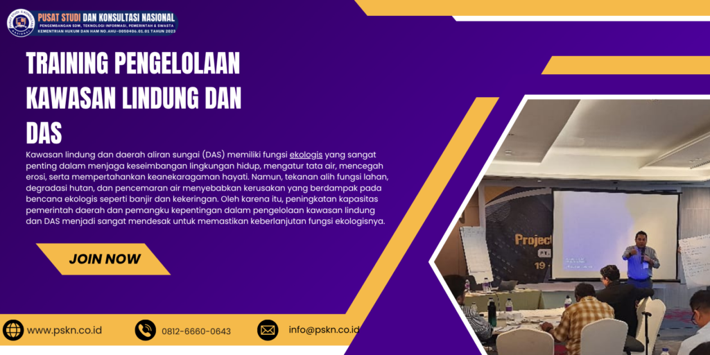 Training Pengelolaan Kawasan Lindung dan DAS