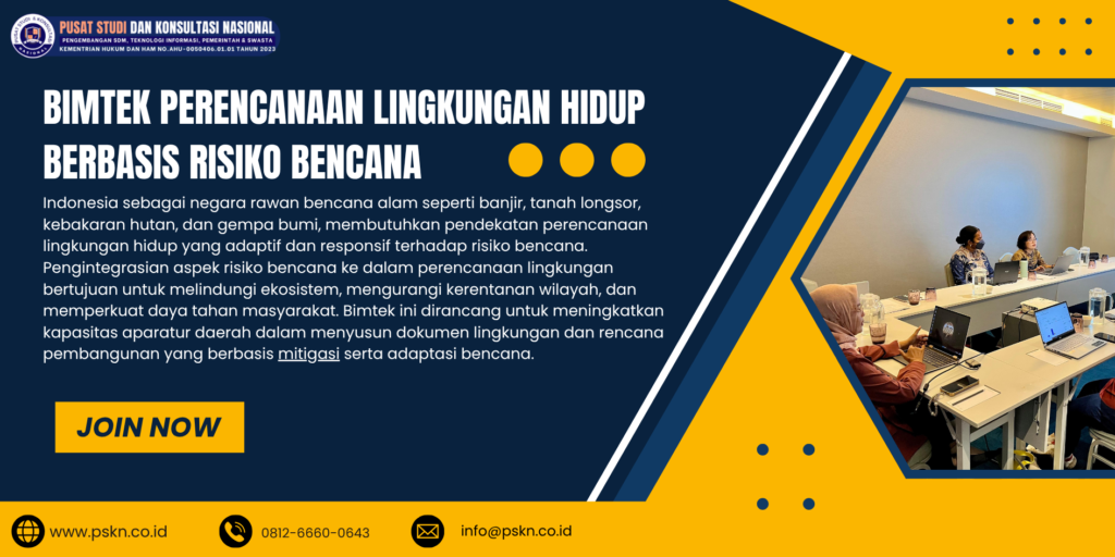Bimtek Perencanaan Lingkungan Hidup Berbasis Risiko Bencana