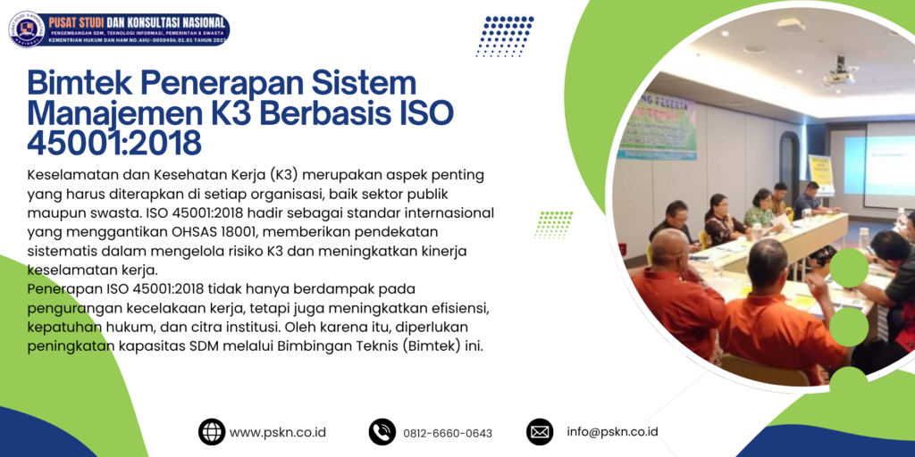 Bimtek Penerapan Sistem Manajemen K3 Berbasis ISO 45001:2018