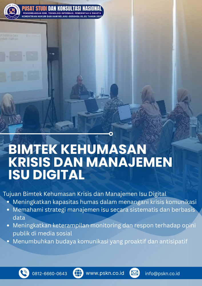 Bimtek Kehumasan Krisis dan Manajemen Isu Digital