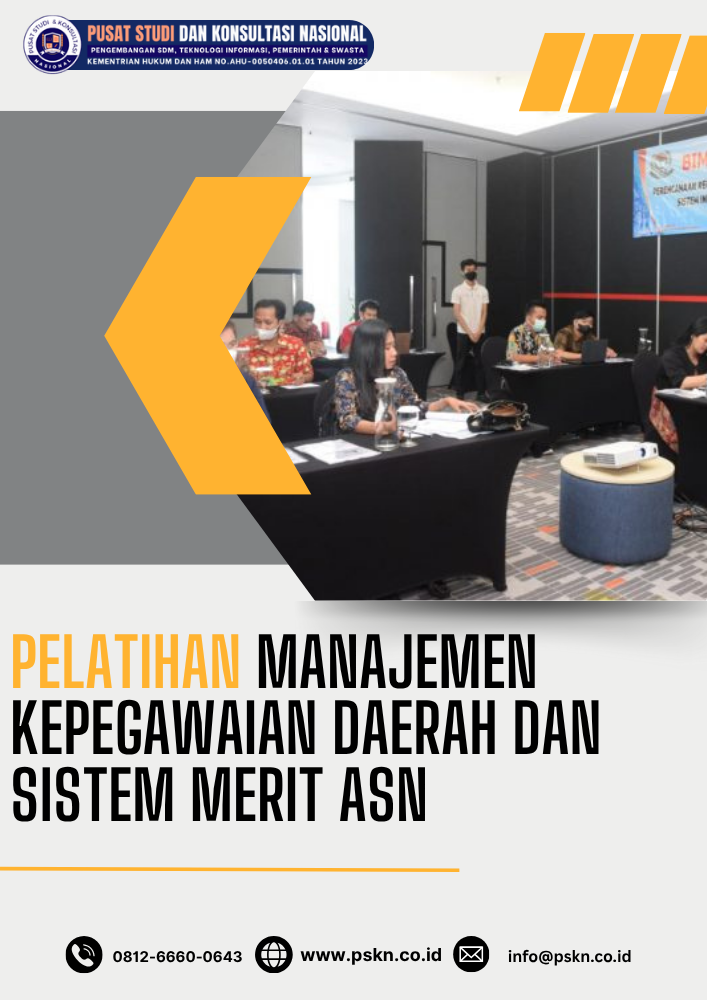 Pelatihan Manajemen Kepegawaian Daerah dan Sistem Merit ASN