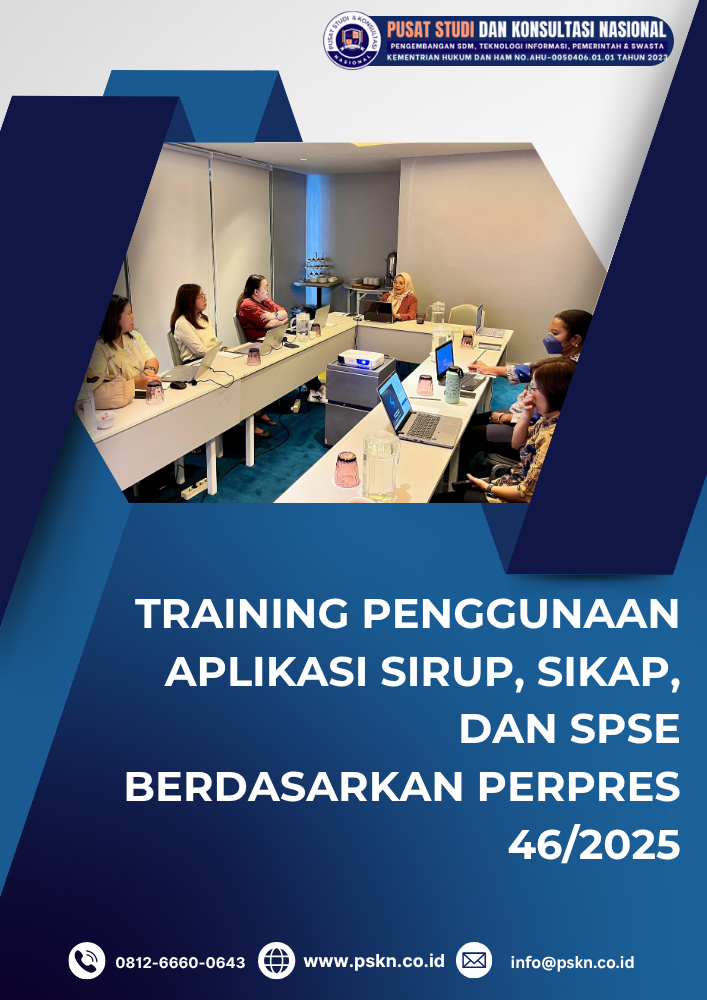 Training Penggunaan Aplikasi SiRUP, SIKAP, dan SPSE berdasarkan Perpres 46/2025