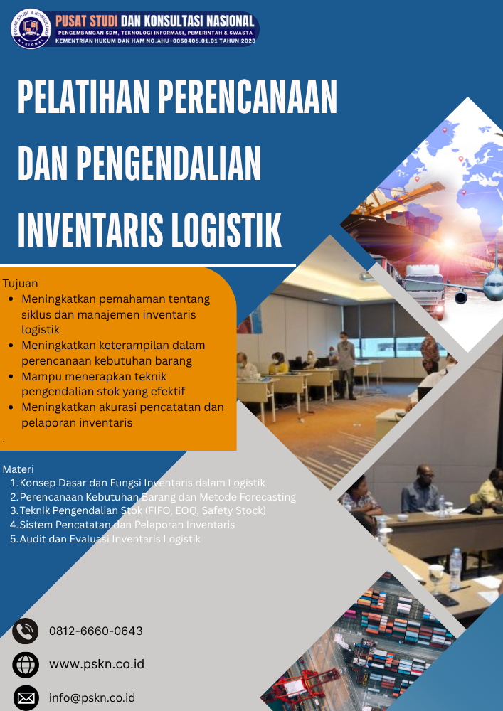 Pelatihan Perencanaan dan Pengendalian Inventaris Logistik
