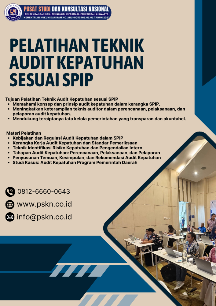 Pelatihan Teknik Audit Kepatuhan sesuai SPIP