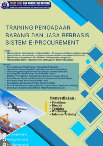 Training Pengadaan Barang dan Jasa Berbasis Sistem e-Procurement