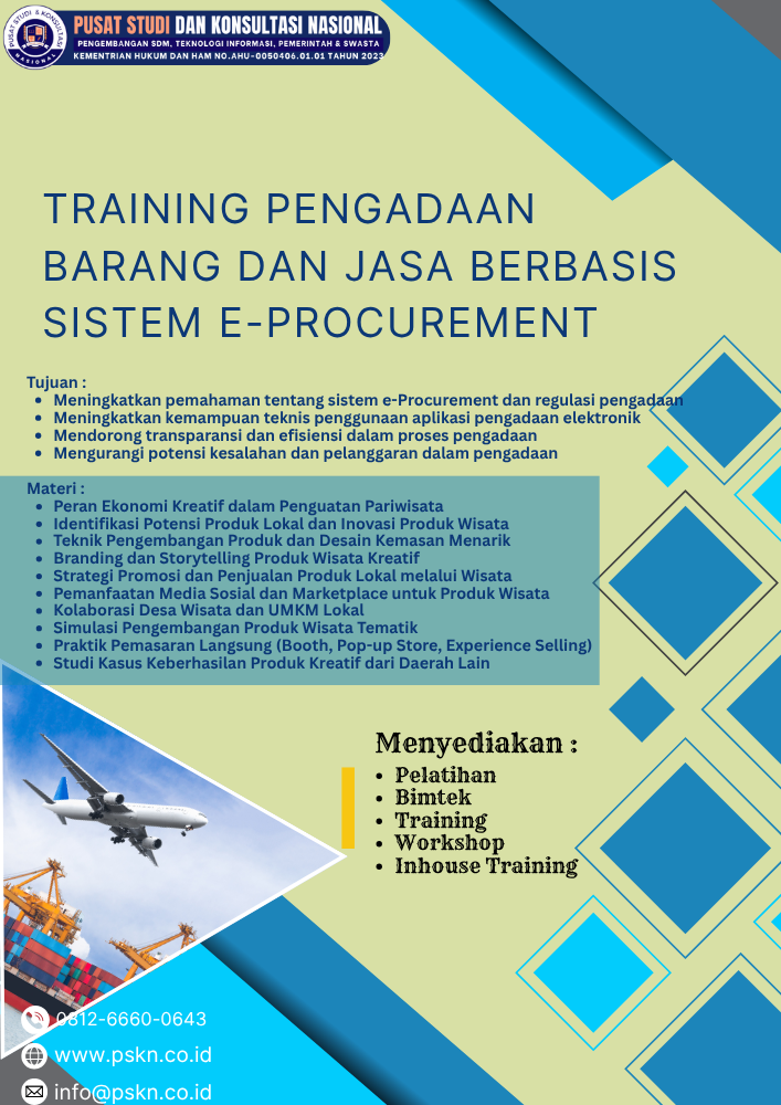 Training Pengadaan Barang dan Jasa Berbasis Sistem e-Procurement