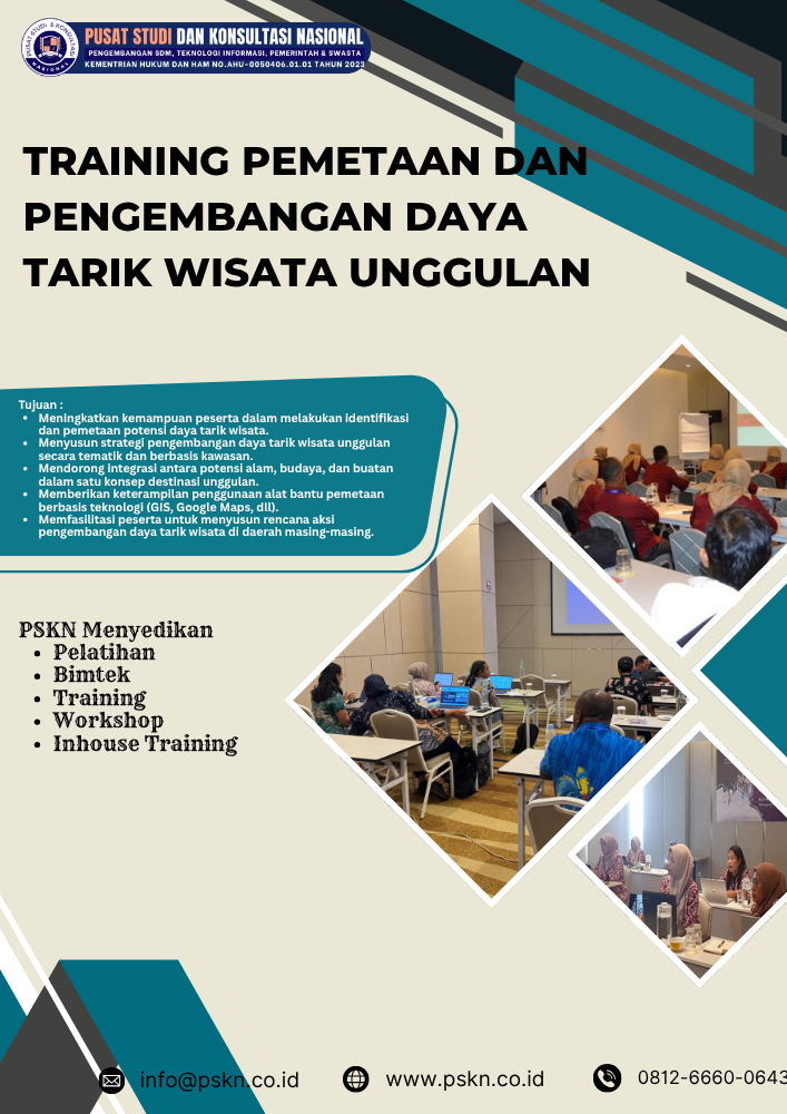 Training Pemetaan dan Pengembangan Daya Tarik Wisata Unggulan