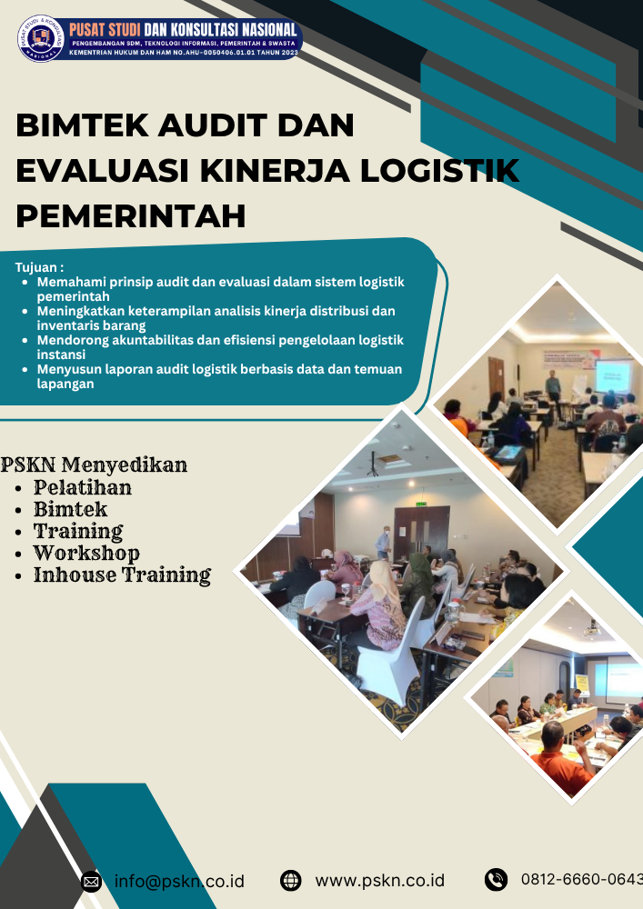 Bimtek Audit dan Evaluasi Kinerja Logistik Pemerintah