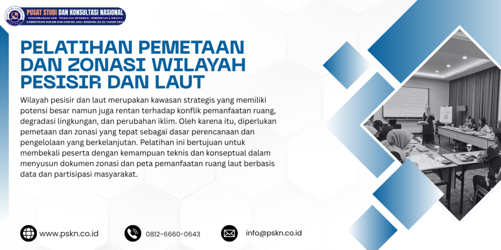 Pelatihan Pemetaan dan Zonasi Wilayah Pesisir dan Laut