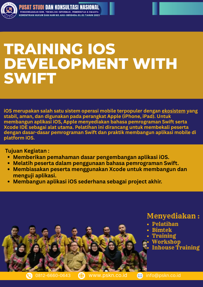 Training IOS Development with Swift