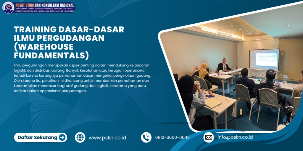 Training Dasar-Dasar Ilmu Pergudangan (Warehouse Fundamentals)