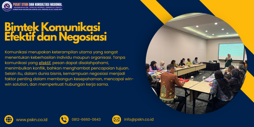 Bimtek Komunikasi Efektif dan Negosiasi