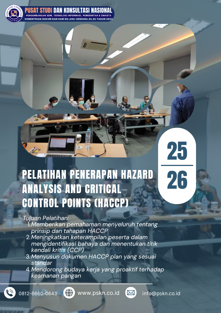 Pelatihan Penerapan Hazard Analysis and Critical Control Points (HACCP)