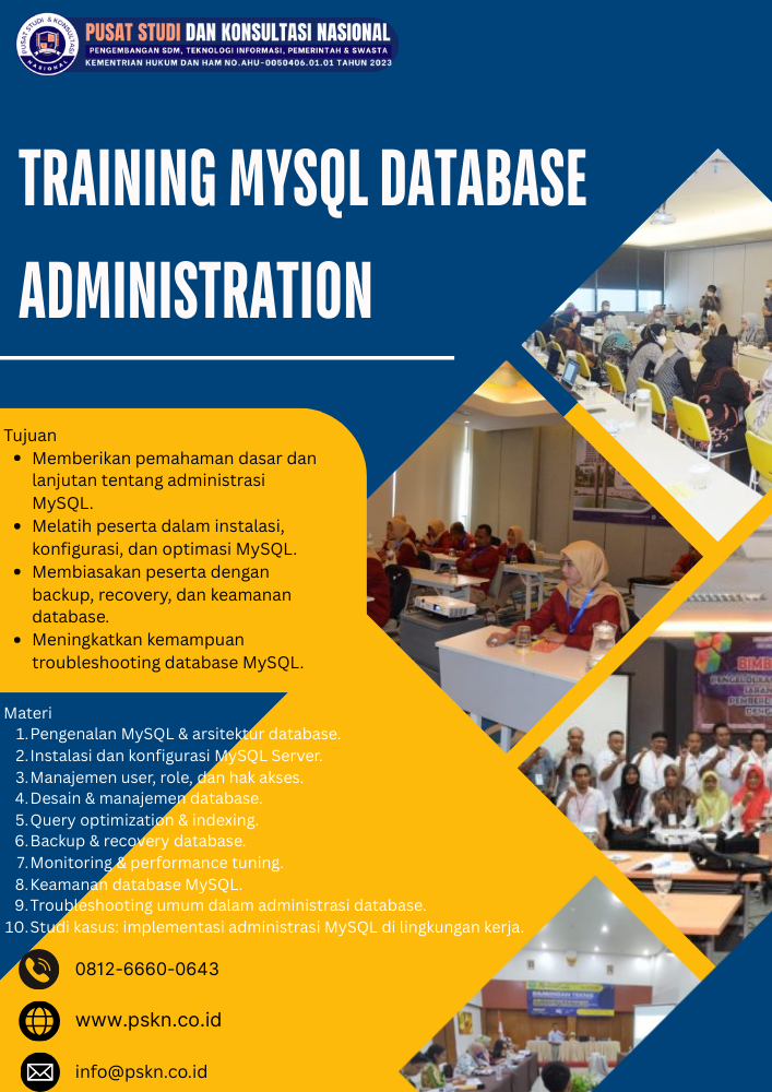 Training MySQL Database Administration