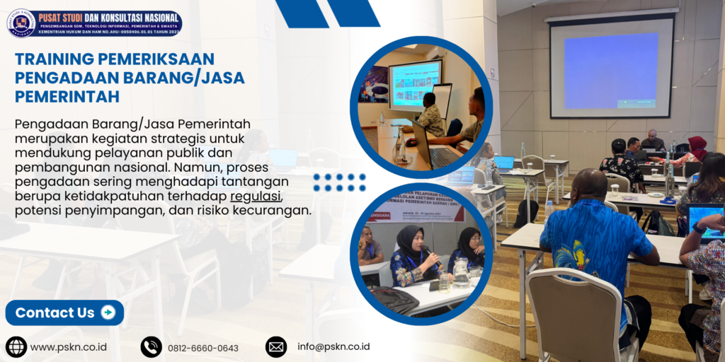 Training Pemeriksaan Pengadaan Barang/Jasa Pemerintah