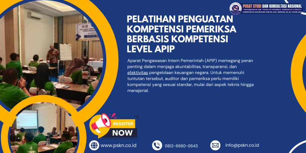 Pelatihan Penguatan Kompetensi Pemeriksa Berbasis Kompetensi Level APIP