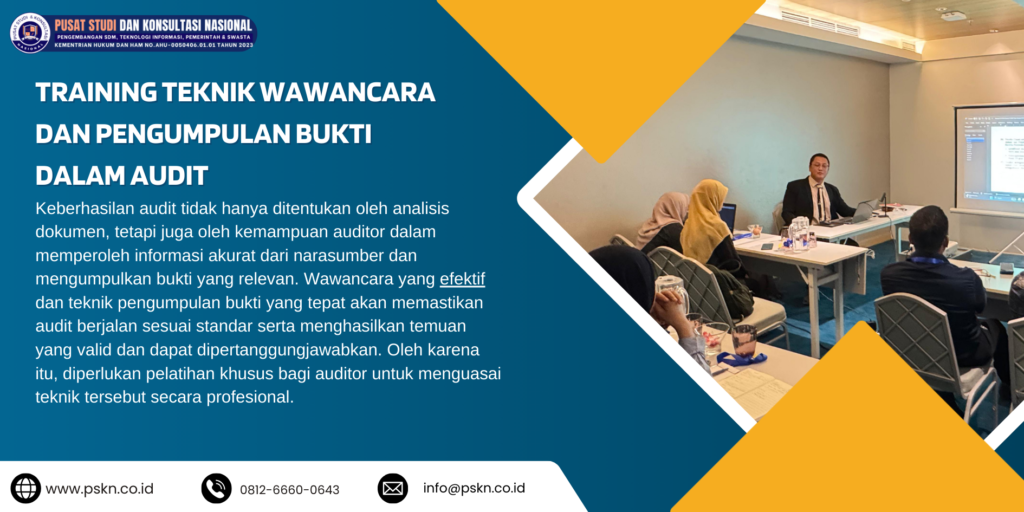Training Teknik Wawancara dan Pengumpulan Bukti dalam Audit